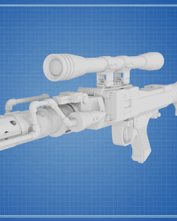 DLT-19D Blaster - Star Wars 3d model