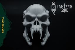 Vamp Skull (Pre Supported) 3d model
