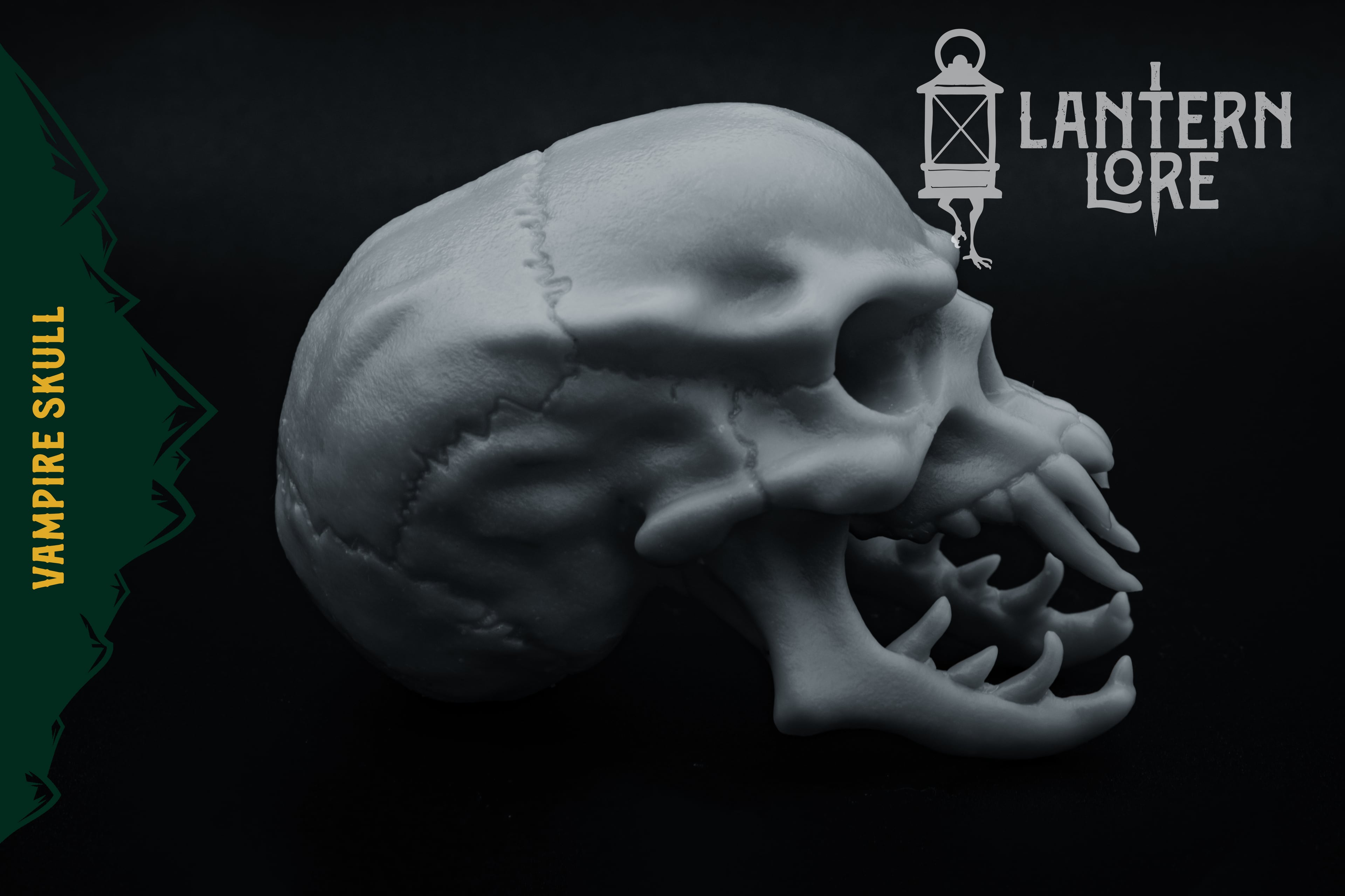 Vamp Skull (Pre Supported) 3d model