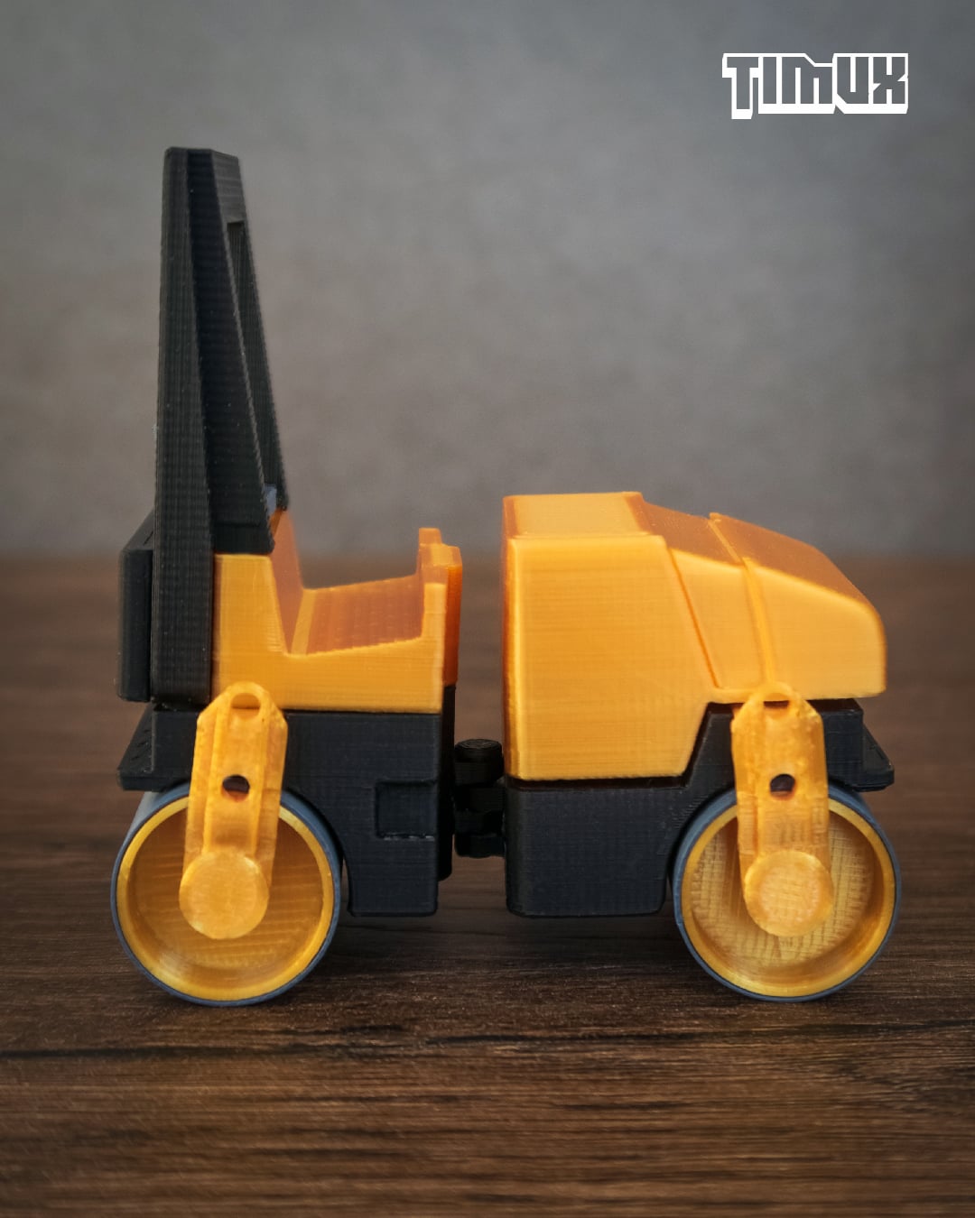 COMPACTOR MACHINERY TOY - PHONE HOLDER 3d model
