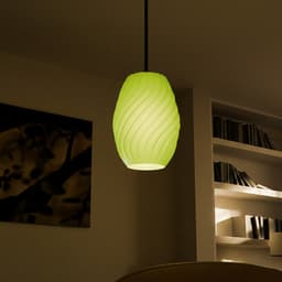 3D Printed Ceiling Lamp Shade – Universal Socket Fit, No Supports Needed 3d model