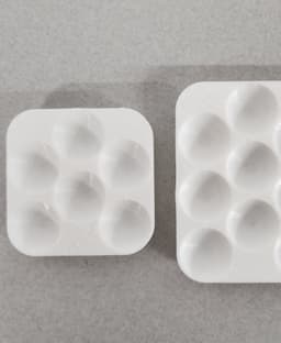 Mini Milk Crate with Quail Egg Tray (3.25”x3.25”) – Stackable & Space-Saving Storage 3d model