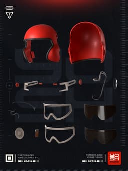 Arc Raiders Wilderness Helmet 3D Printer STL File 3d model
