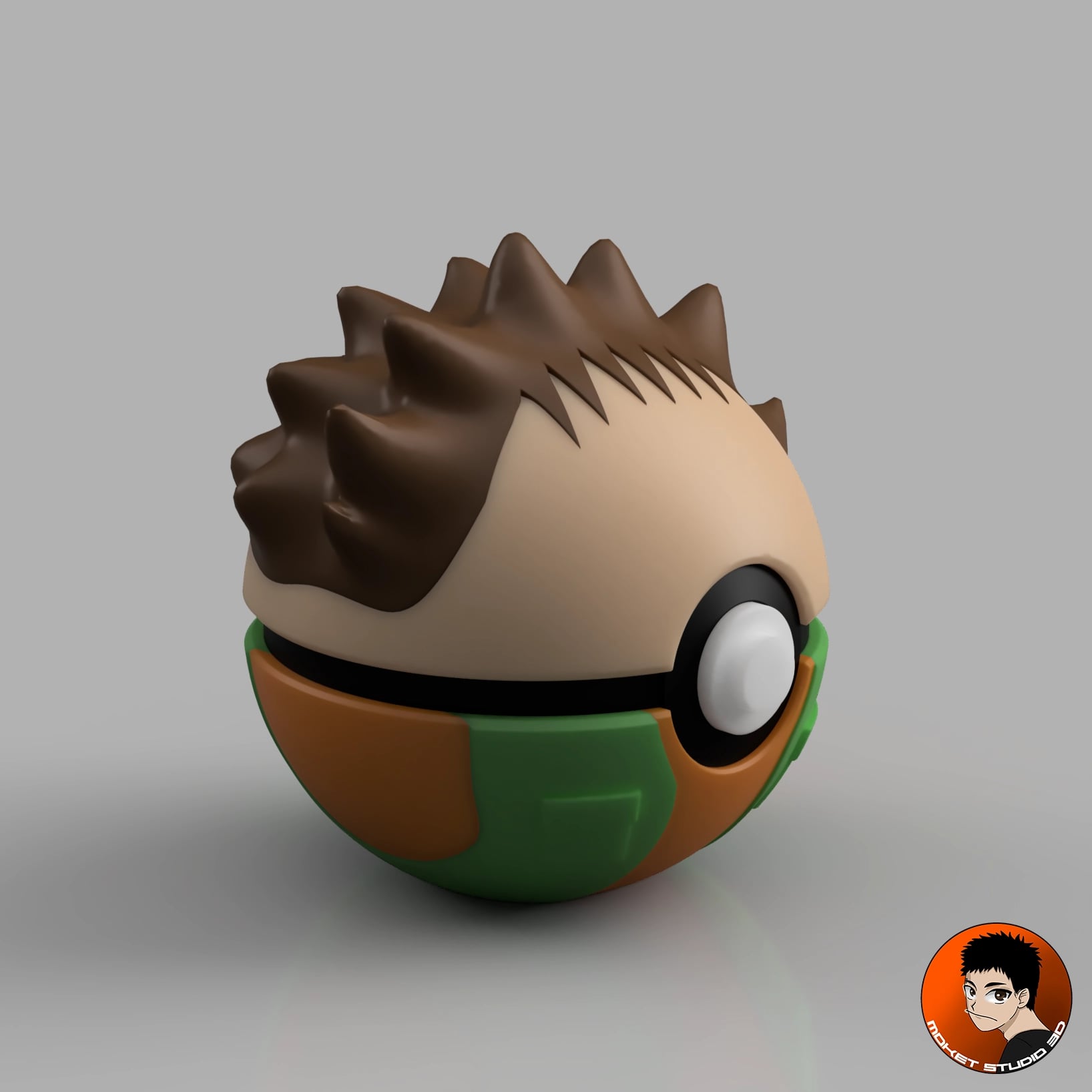 Brock Pokeball 3d model