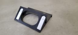 Skateboard Deck Wall Mount (center mount with velcro tabs) V1.stl 3d model