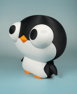 (Welcome Pack) (Large) Penguin Pobo (No AMS/No Support/No Glue) 3d model