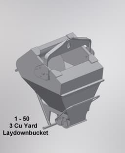 1-50 Laydown bucket 3 Cu yard.stl 3d model
