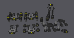 Helldivers 2 Guard Dog Rover AX/LAS-5 Laser / Video game Military Drone 3d print 3mf Prop 3d model