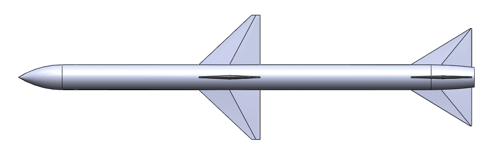 1:72 AIM-7 Sparrow.3MF 3d model