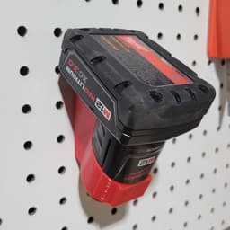 SORTSET Milwaukee Battery M12 Wall Mount 3d model