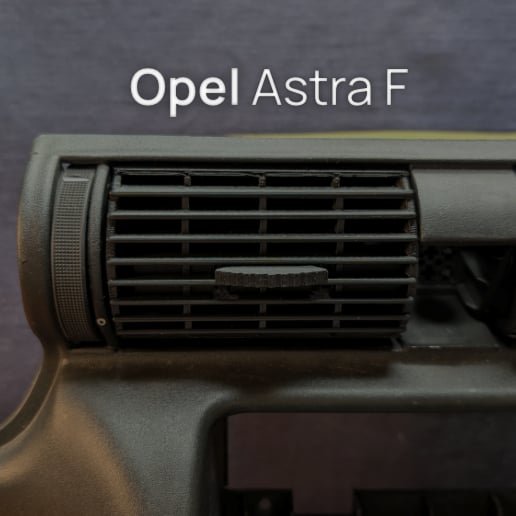 Opel Astra F Cup Holder Manual Version Left Side 3d model