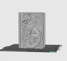 Medieval Dragon Book Box 3d model