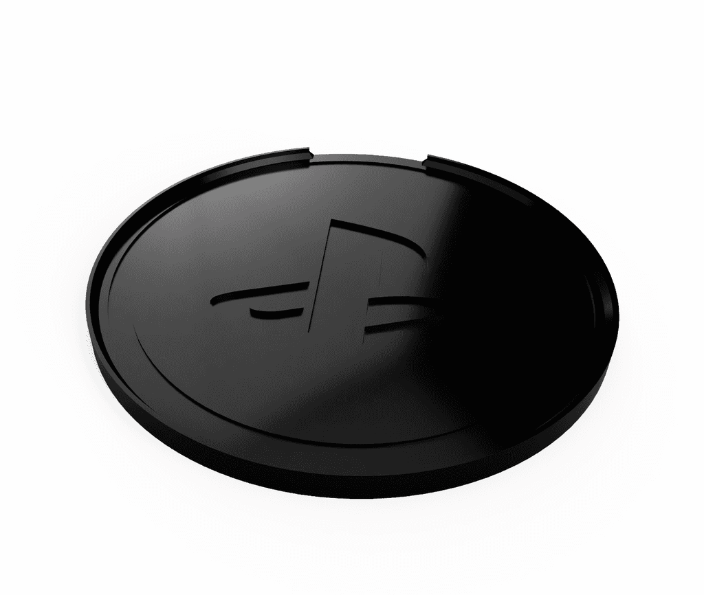 Playstation 5 PS5 Anti-Vibration vibration damper rubber mat shock absorber - better airflow cooling 3d model