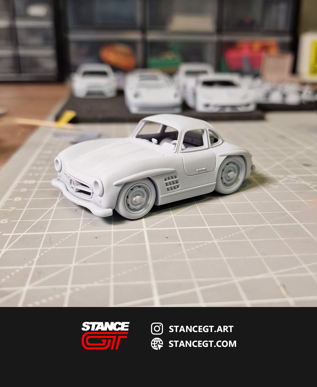 Mercedes 300SL | Model Kit Car 3d model