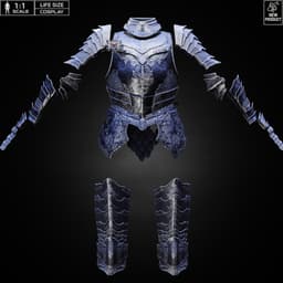 BLAIDD FULL PLATE ARMOR COMPLETE SET life size cosplay – Elden Ring Fan Art STL Bundle 3d model