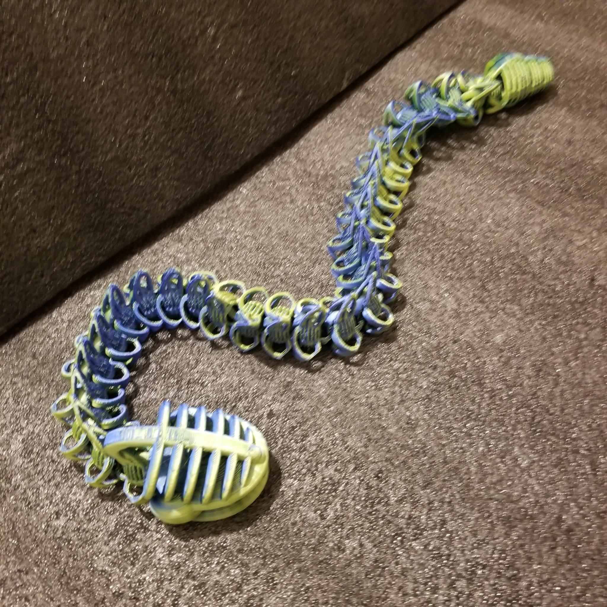Shakaworld3d Big Head Ribbed Tail Serpent Snake.stl 3d model