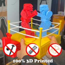 2 Players Robot Game! - Rock 'Em Sock 'Em Robots 3d model