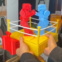2 Players Robot Game! - Rock 'Em Sock 'Em Robots 3d model