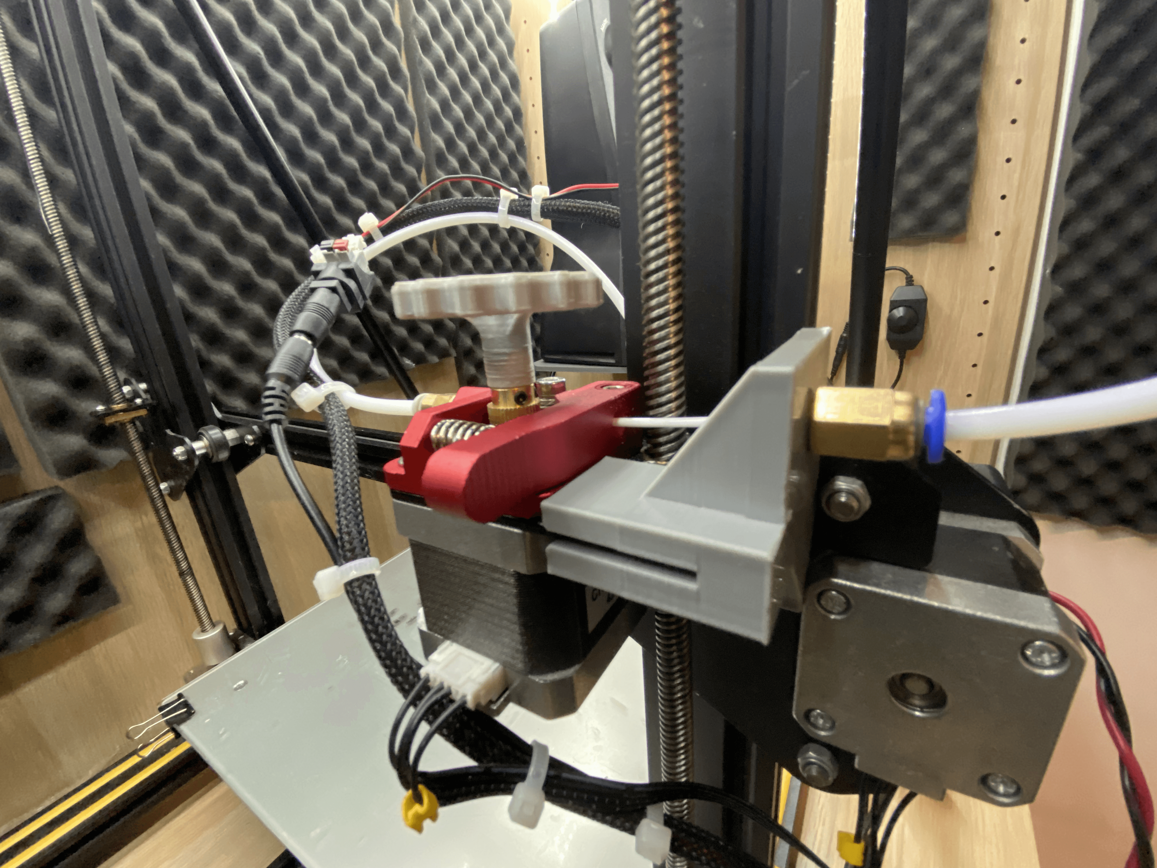 CR10 filament redirection.stl - side view - 3d model