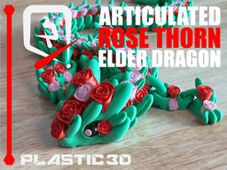 Elder Articulated Rose Dragon — The Flora Guardians 3d model