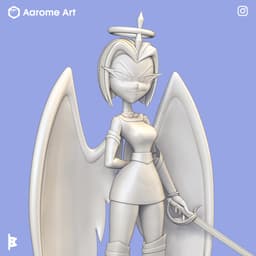 Lute Hazbin Hotel 3d model