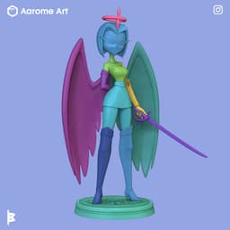 Lute Hazbin Hotel 3d model