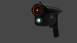 COMPACT LASER PISTOL 3d model