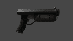 COMPACT LASER PISTOL 3d model