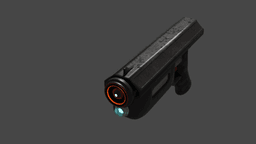 COMPACT LASER PISTOL 3d model