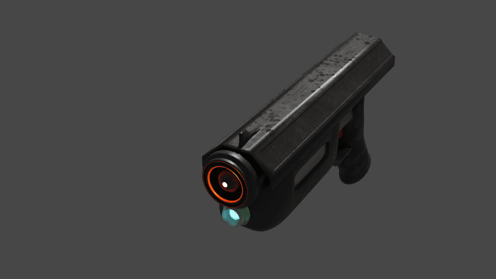 COMPACT LASER PISTOL 3d model