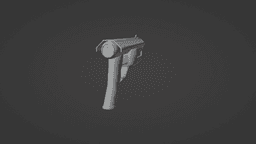 COMPACT LASER PISTOL 3d model