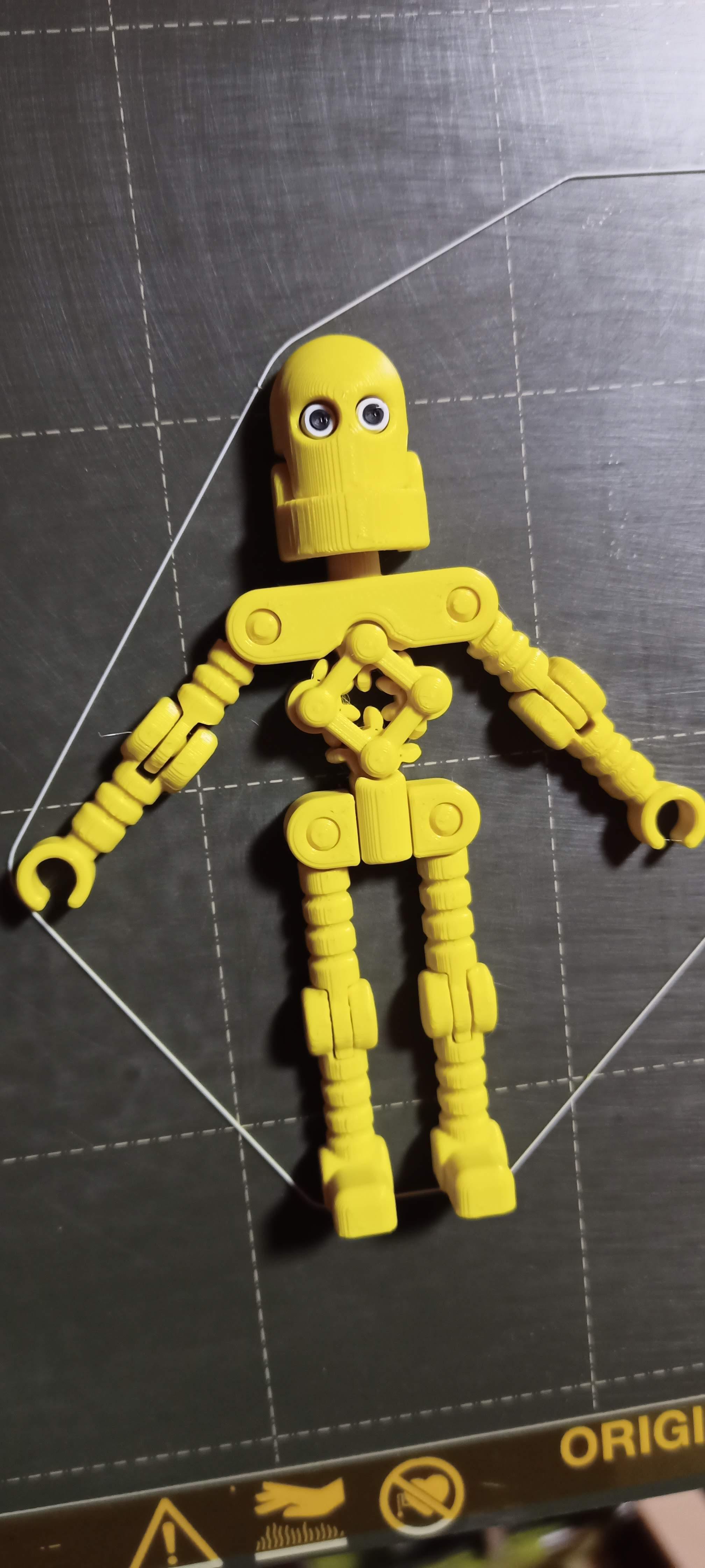 Benchmark Bot - My son looooves it, already started number 2!
Weakest are the little gear on the back, one already popped off but it's fine anyway. - 3d model