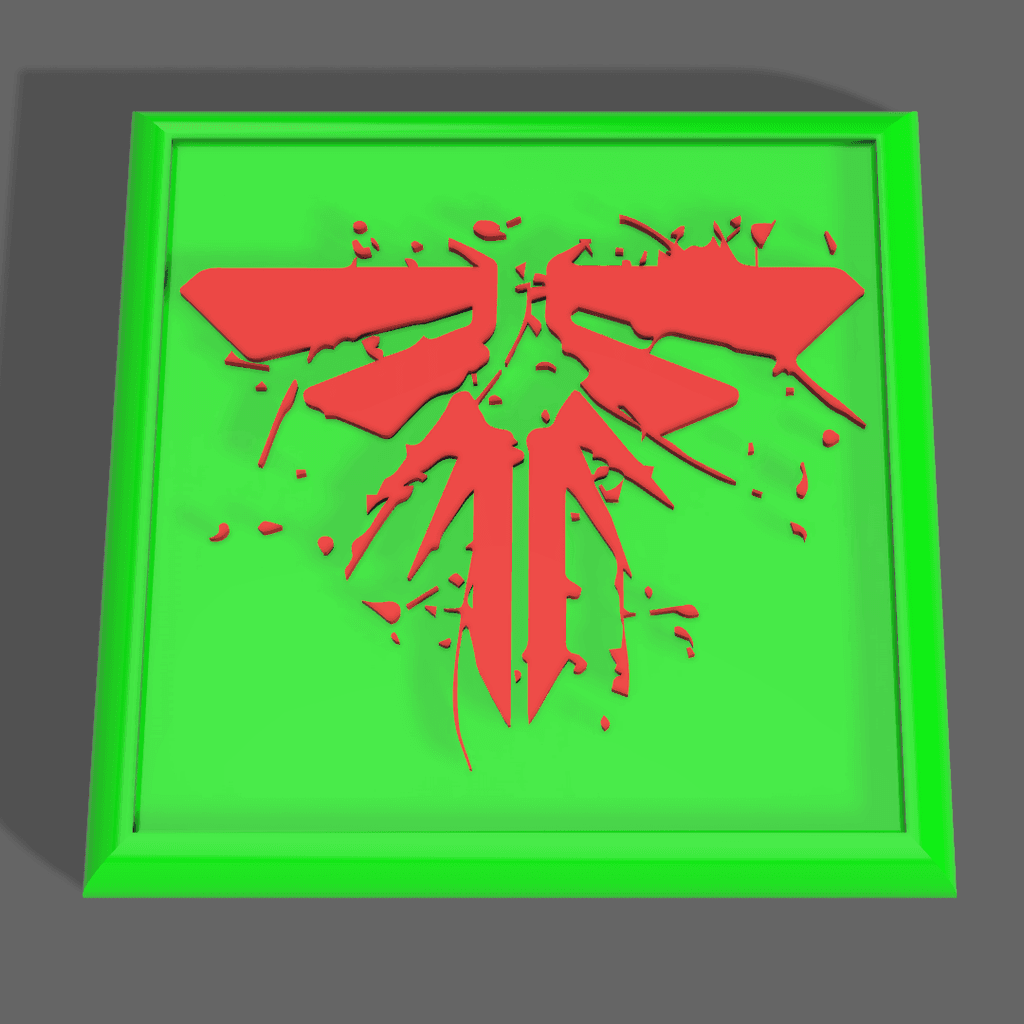 The Last of Us Firefly - Drink Coaster 3d model