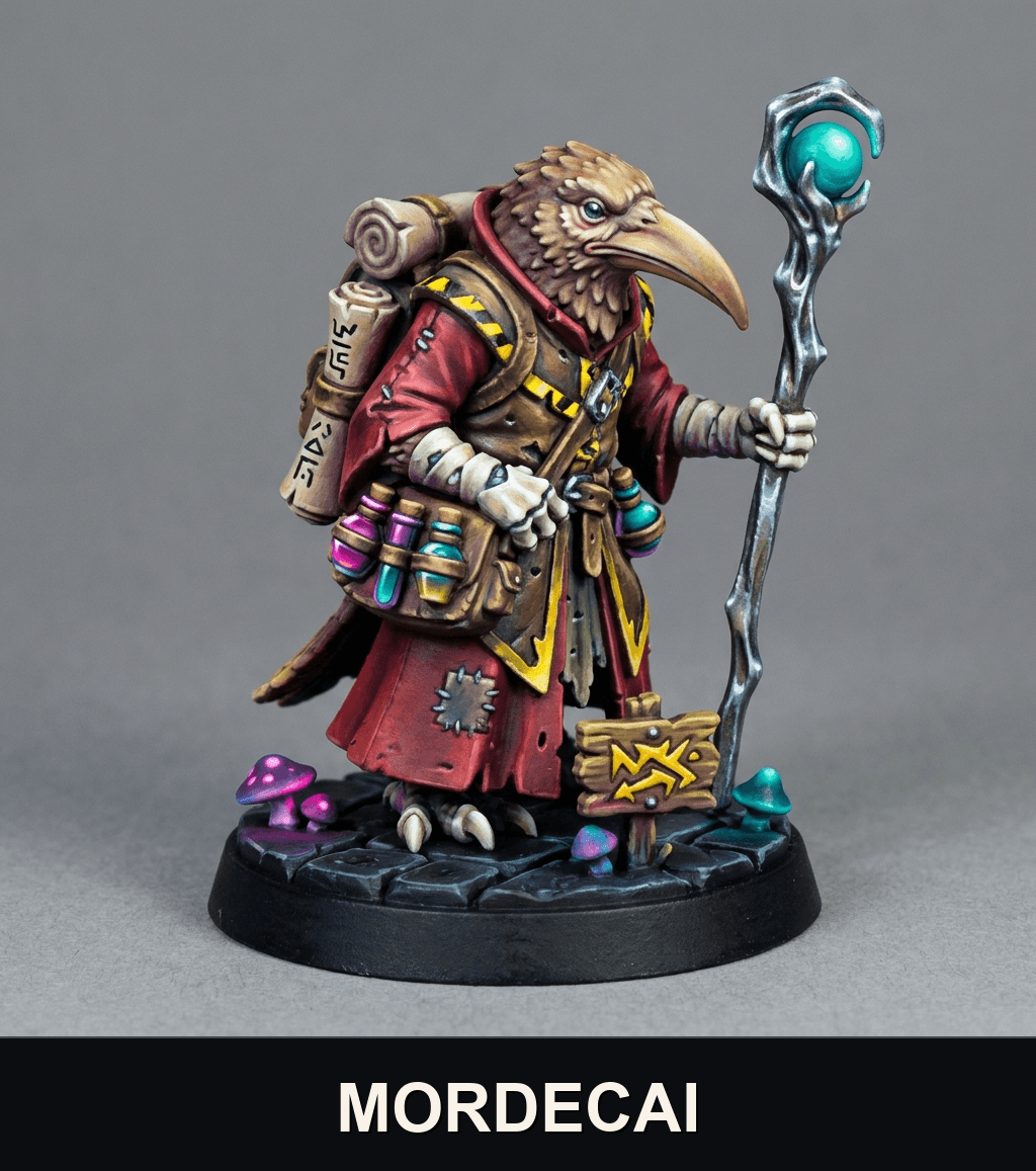 Iris and Orin - Mordecai STL - DCC Reimagined as 5e-Compatible Characters 3d model