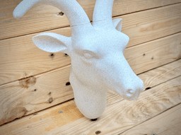 Stag Head Busts - Wall Mounted (2 versions) 3d model