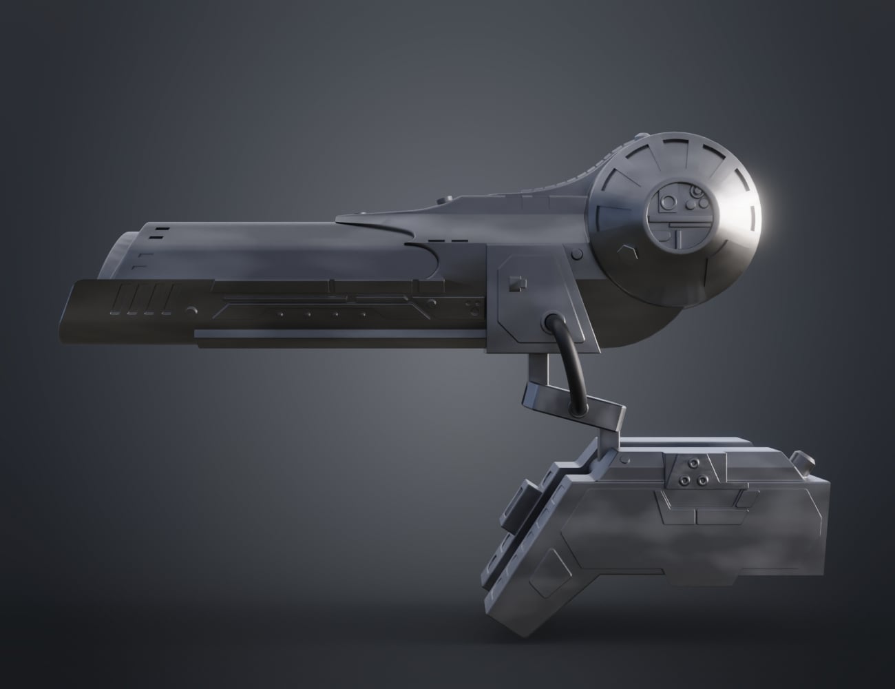 Jungle Hunter Predator Plasmacaster 3d model
