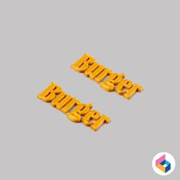 Burger food truck 3d model