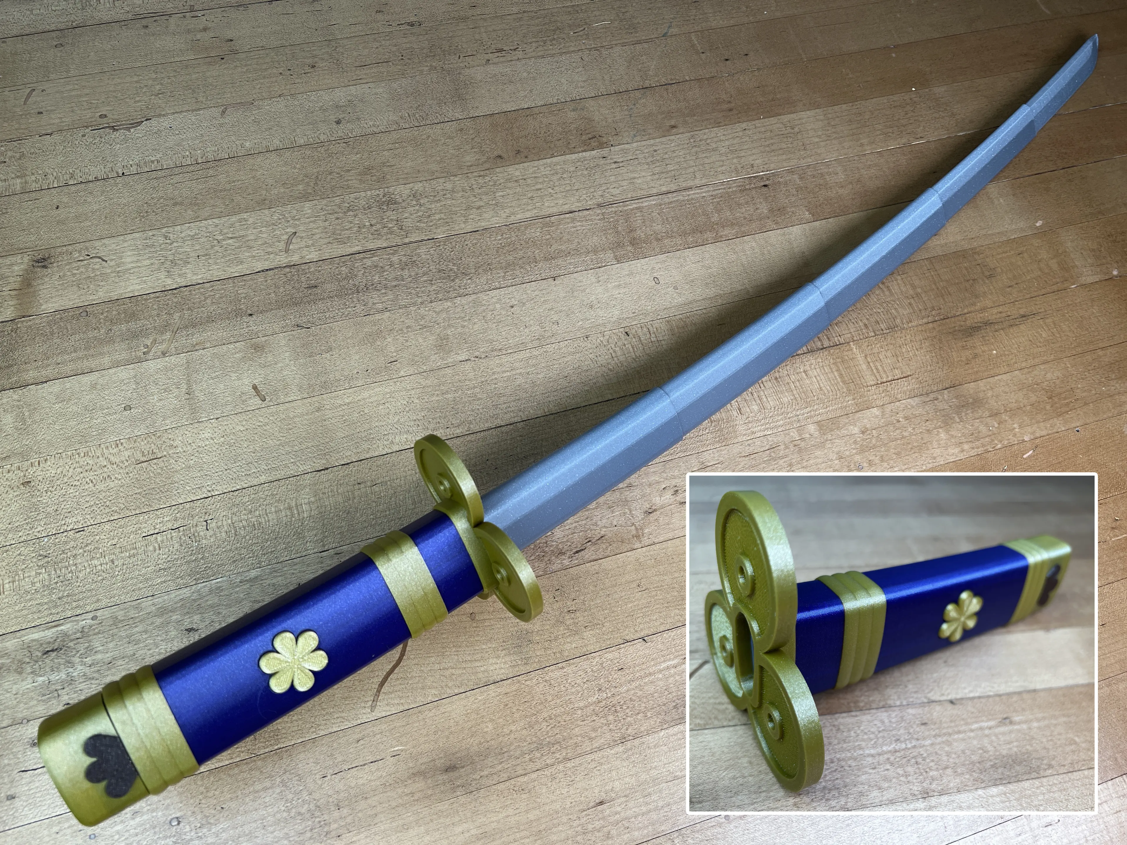Collapsing Enma Multi-Part Sword 3d model