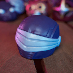 Li'l Snake Eyes - #MASKtober - 80s Cartoon Fanart Collectible 3d model