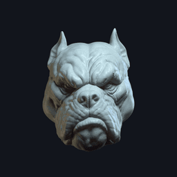 Tarek DreadBone v1 Action Figure Head 3d model