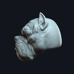 Tarek DreadBone v1 Action Figure Head 3d model