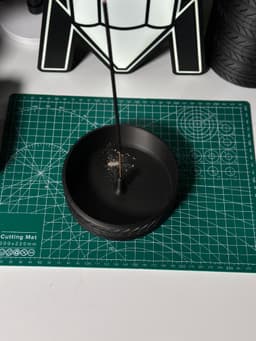 Tire Incence Holder Tray 3d model