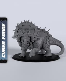 Laser Beast 3C709 - With Free Cyberpunk Warhammer - 40k Sci-Fi Gift Ideas for RPG and Wargamers 3d model