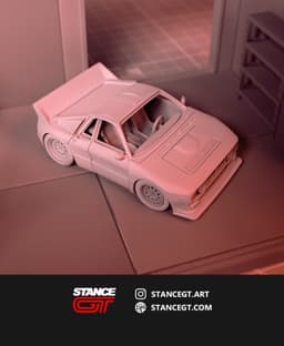 037 Rally Car | Model Kit Car 3d model
