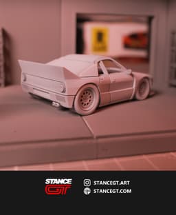 037 Rally Car | Model Kit Car 3d model
