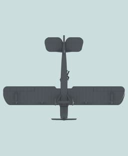 1:144 Airco D.H.4 (Liberty) 3d model