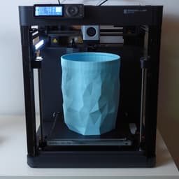 Trash can with swing lid “Glitch” 3d model
