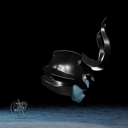 Iron Shadow Helmet 3D Printer File STL 3d model