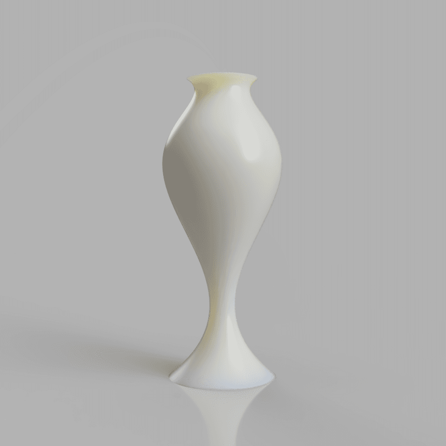 Swan Vase 3d model