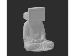 Computer Buddha 3d model